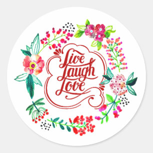 Adesivo Viva ri amor floral