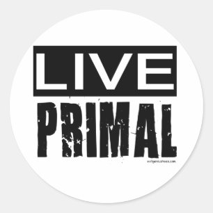 Adesivo vive a dieta primordial/paleo