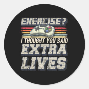 Adesivo Vive Engraçado Controlador de Jogo de Vídeo Trazen