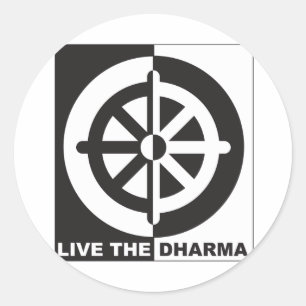 Adesivo Vive o Dharma
