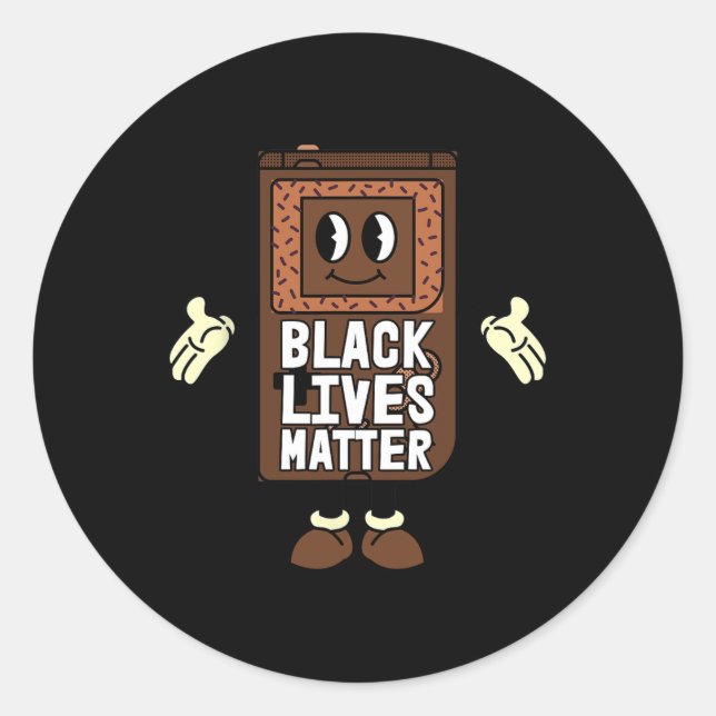 Adesivo Vive Problem Vídeo-game Black History Game (Frente)