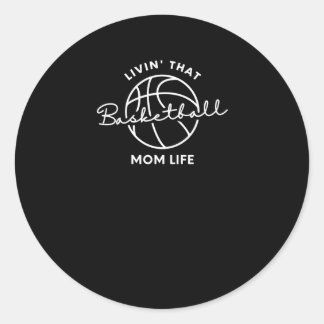 Adesivo Vivendo Aquela Basquete, Mãe Life