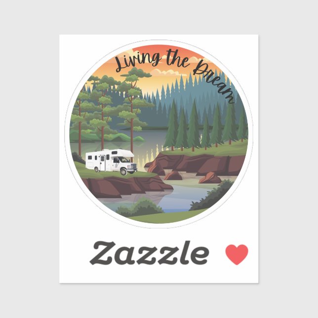 Adesivo Vivendo O Sonho Com Autocasa Classe C (Folha)