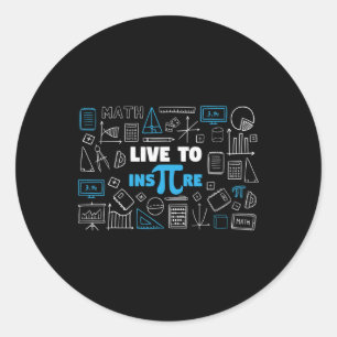 Adesivo Viver Para Inspirar O Pi Day Live Para Inspirar A
