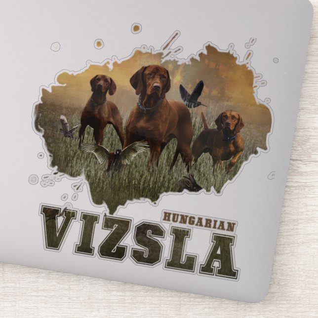 Adesivo Vizsla Art Sticker (Detalhe)
