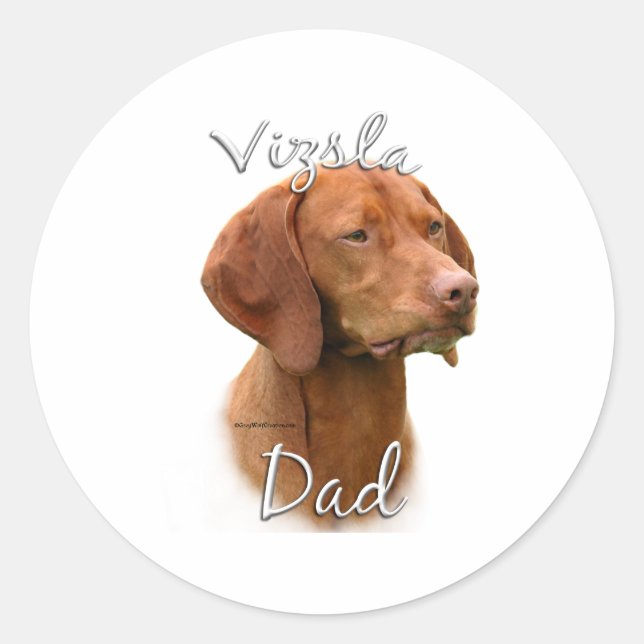 Adesivo Vizsla Pai 2 (Frente)