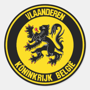 Adesivo Vlaanderen Round Emblem