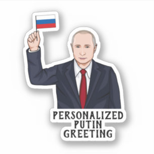 ADESIVO VLADIMIR PUTIN PERSONALIZADO