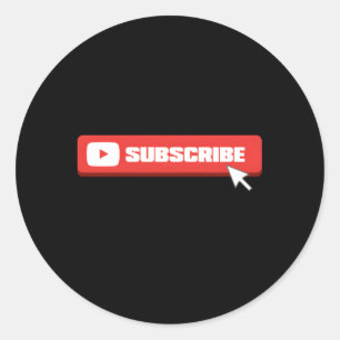 Adesivo Vlogger de Assinatura do Share Comt para Mídia Soc