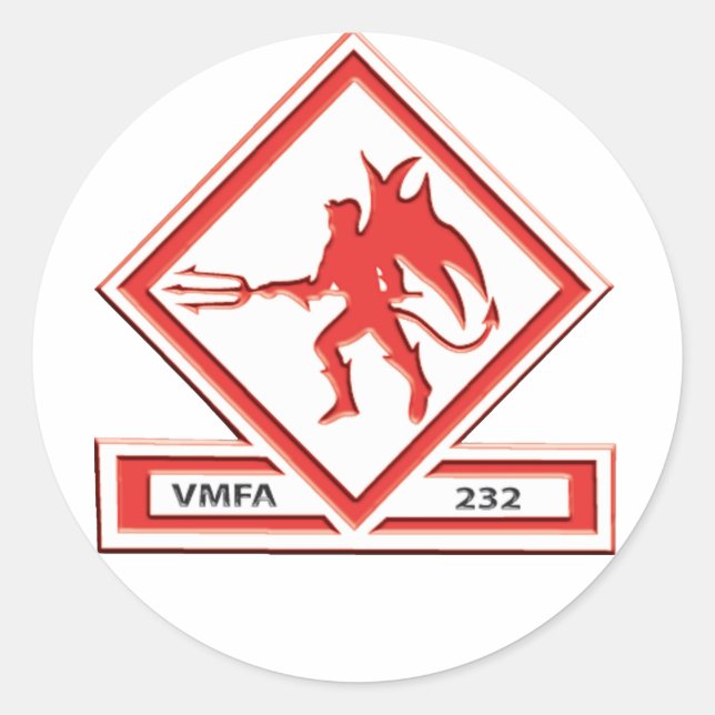 Adesivo VMFA-232 Sticker (Frente)