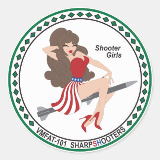 Adesivo VMFAT-101 "Shooter Girls" Sticker - Janice