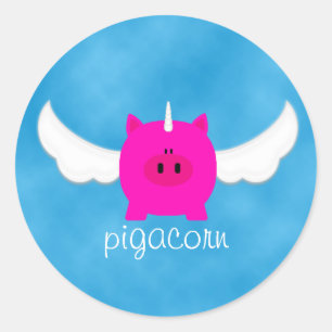 Adesivo Voando Pigacorn