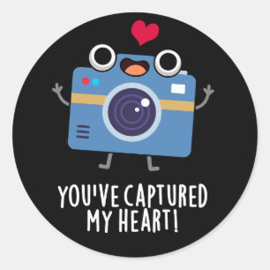 Adesivo Você capturou minha câmara engraçada e engraçada.
