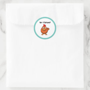 Adesivo Você Chicken, Torneira Marrom Engraçada?