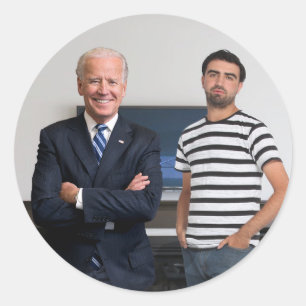 Adesivo Você Conheceu o Presidente Joe Biden Adicione su