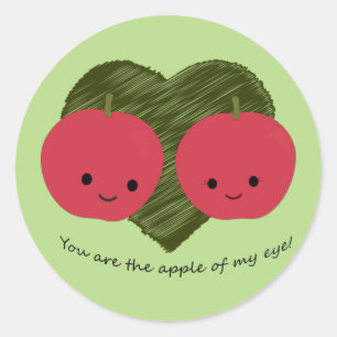 Adesivo Você é a Maçã dos meus Olhos