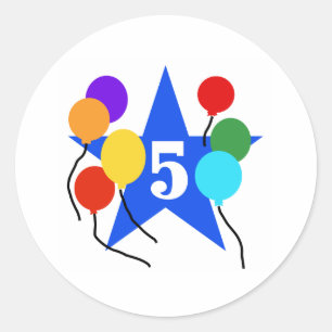 Adesivo Você é aniversário da estrela o 5o