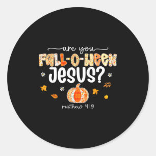 Adesivo Você é Bomba de Halloween Cristã Jesus Fall-o-ween
