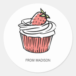 Adesivo Você é doce Cupcake Namorados Sticker