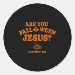 Adesivo Você é Falloween Jesus Outono Halloween Cristão F