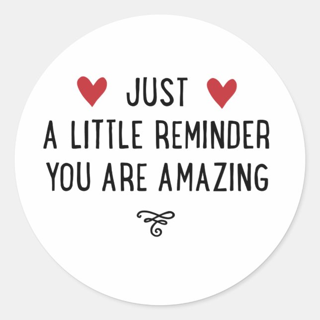 Adesivo Você é incrível (Frente)