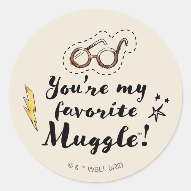 Adesivo Você é meu Muggle favorito™ (Frente)