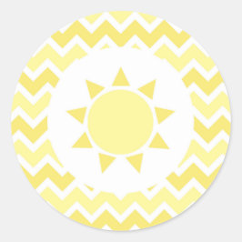 Adesivo Você é meu selo de chá de fraldas sunshine