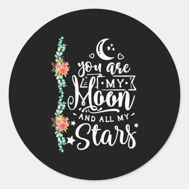 Adesivo Você É Minha Lua E Todas Estrelas (Frente)