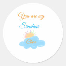 Você é minha nuvem de raios solares laranja amarel