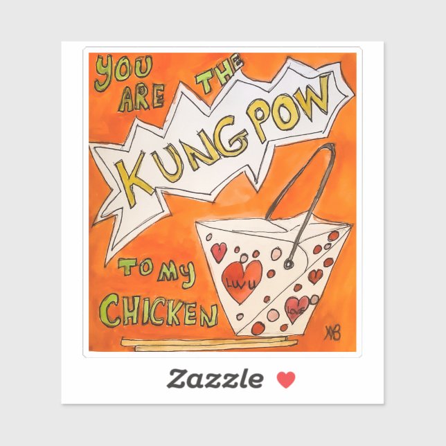 Adesivo Você é o Kungpow (Folha)