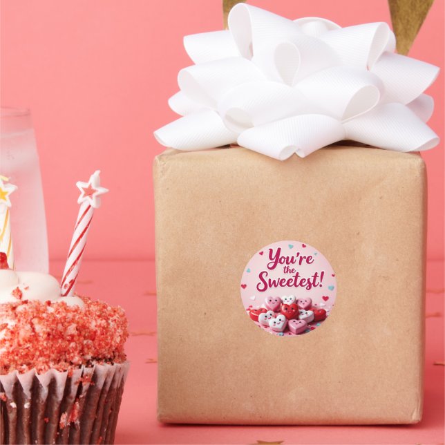 Adesivo Você é o mais doce! Vinheta Cardíaca Docente (Festa)