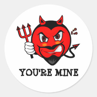 Adesivo Você é o Mine Devil Sticker