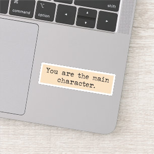 Adesivo Você é o personagem principal estético da academia