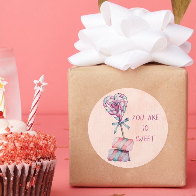 Adesivo Você é tão doce Namorados de chocolate (Festa)