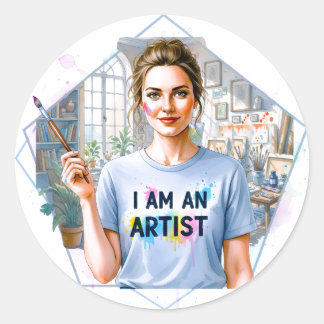 Adesivo Você é um artista! Assuma isso!