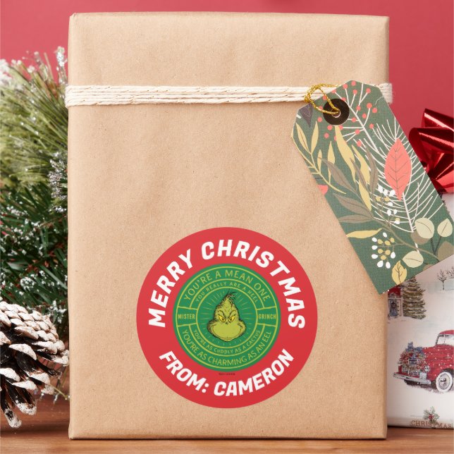Adesivo Você é um Mauzinho Senhor Grinch | Feliz Natal (Feriado)