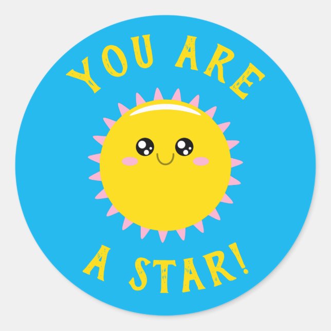 Adesivo Você é uma estrela (Frente)