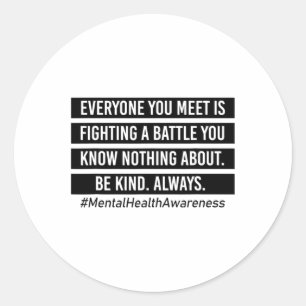 Adesivo Você Encontra-Se Lutando Contra Um Apoio Mental À