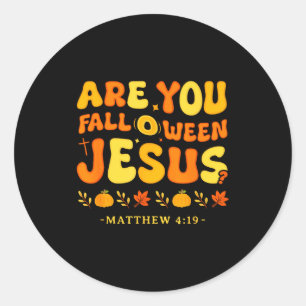 Adesivo Você Está Caindo no Ween Jesus Mateus 4_19 Dia das