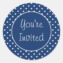 Você está convidado para o selo de envelopes de Bo