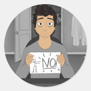 Adesivo "Você está indo nunca mudar? "