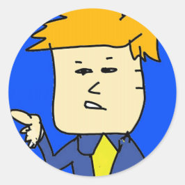 Adesivo você está sendo demitido garoto de desenho animado