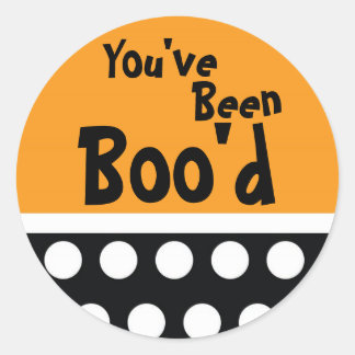 Adesivo "Você foi Boo'd"