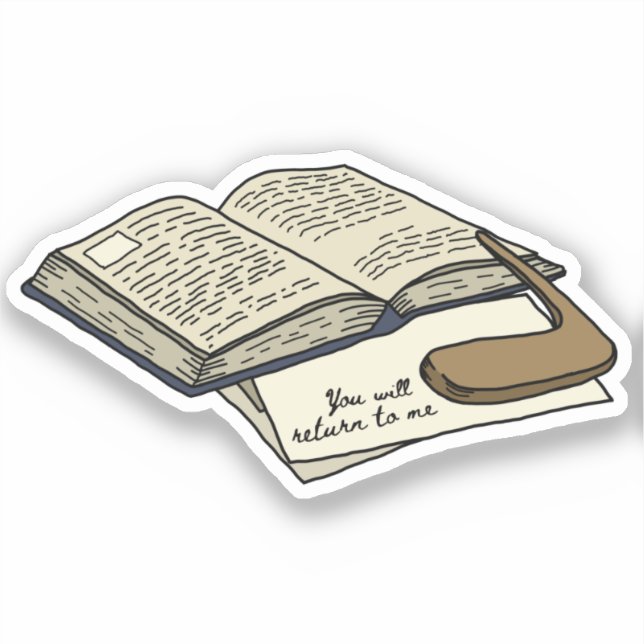 Adesivo Você Irá Cor (Frente)