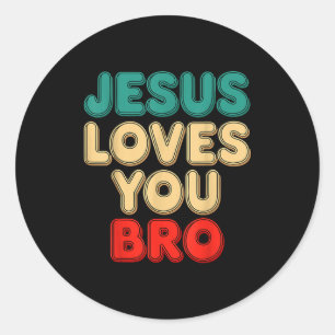 Adesivo Você Irmão Jesus Ama Você Fé Cristã Humor Religios