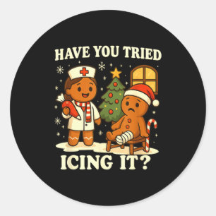 Adesivo Você já experimentou o glacê Gingerbread Natal