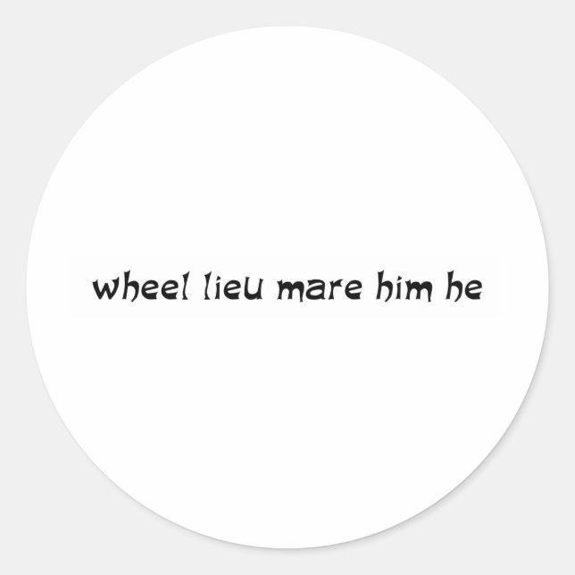 Adesivo Você Me Casado (Frente)