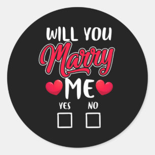 Adesivo Você me Casado a proposta - Dia de os namorados