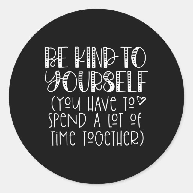 Adesivo Você Mesmo Dizendo - Pensamento Positivo Com Autoa (Frente)