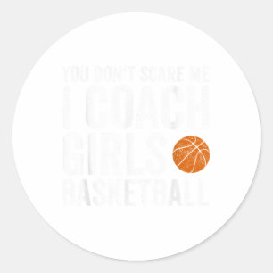Adesivo Você Não Me Assusta Eu Treino Basquete Feminino Tr